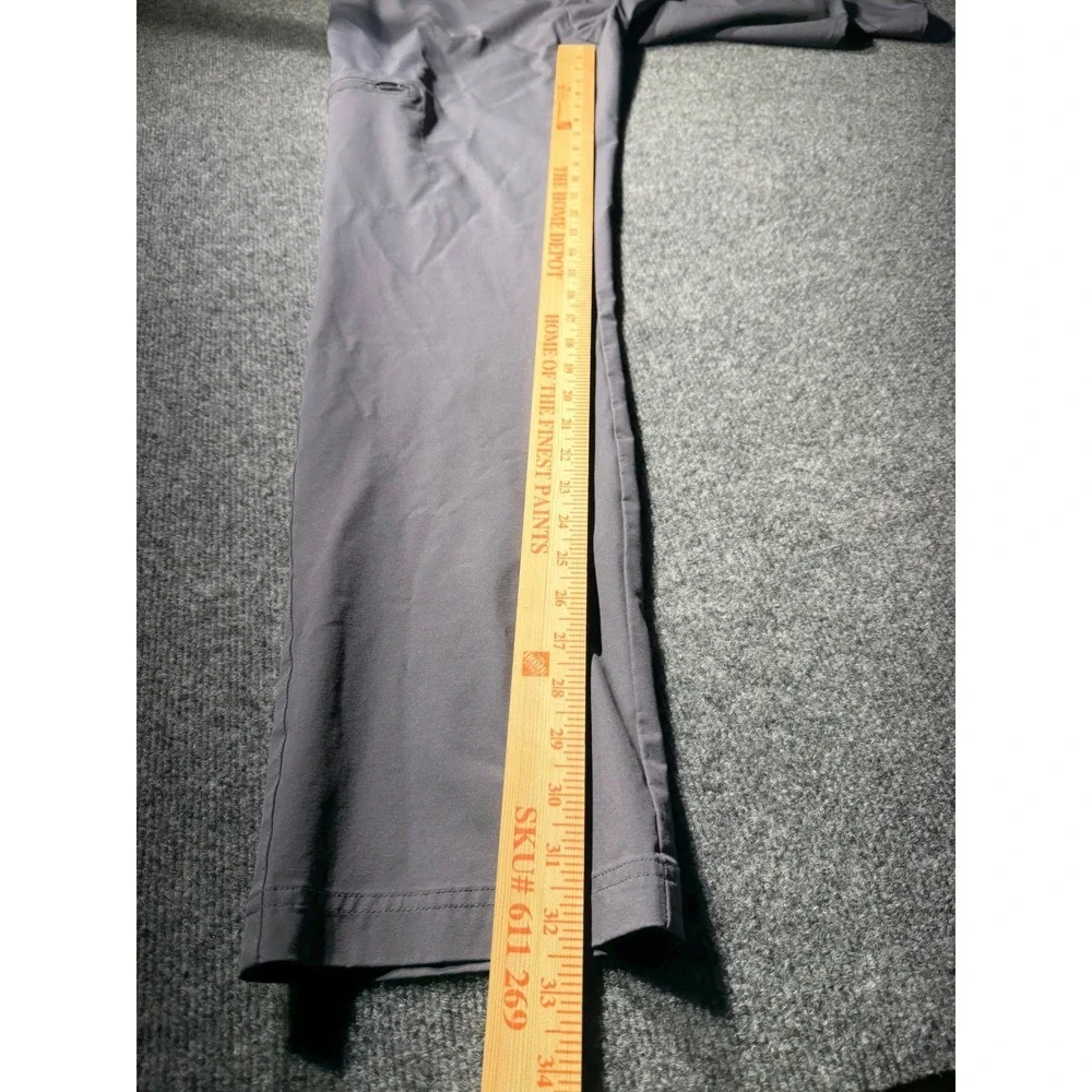 Dip Mens Gray Outdoor Hiking Pants 38x32 Nylon Spandex Straight Leg Cargo Pocket